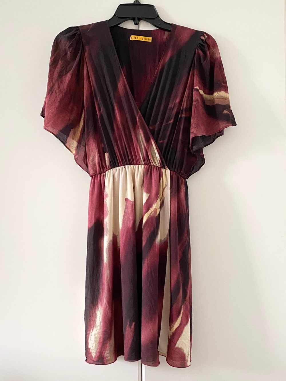 Alice + Olivia Silk Mini Dress